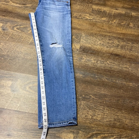 AG Adriano Goldschmied Jeans Ex-Boyfriend Slouchy Slim Women's 27R Distressed - Picture 8 of 10